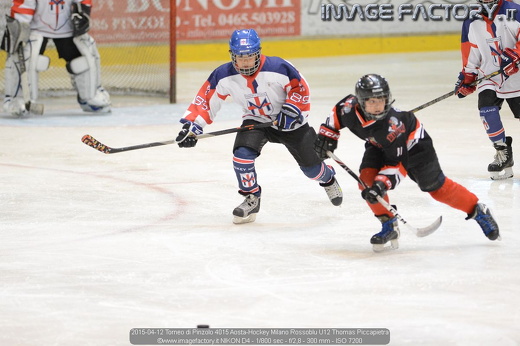 2015-04-12 Torneo di Pinzolo 4015 Aosta-Hockey Milano Rossoblu U12 Thomas Piccapietra